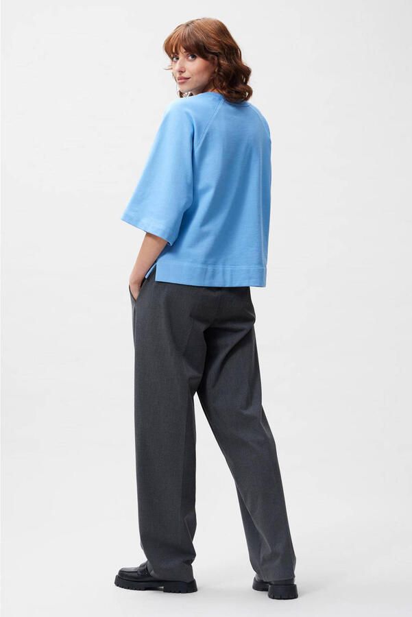 CATWALK JUNKIE Dames Truien & Vesten Short Sleeve Sweater Lichtblauw - Foto 7