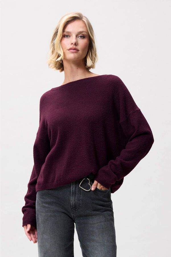 Catwalk Junkie sweater donkerrood