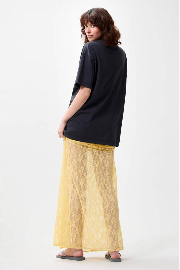 Catwalk Junkie T-shirt antraciet geel - Foto 2