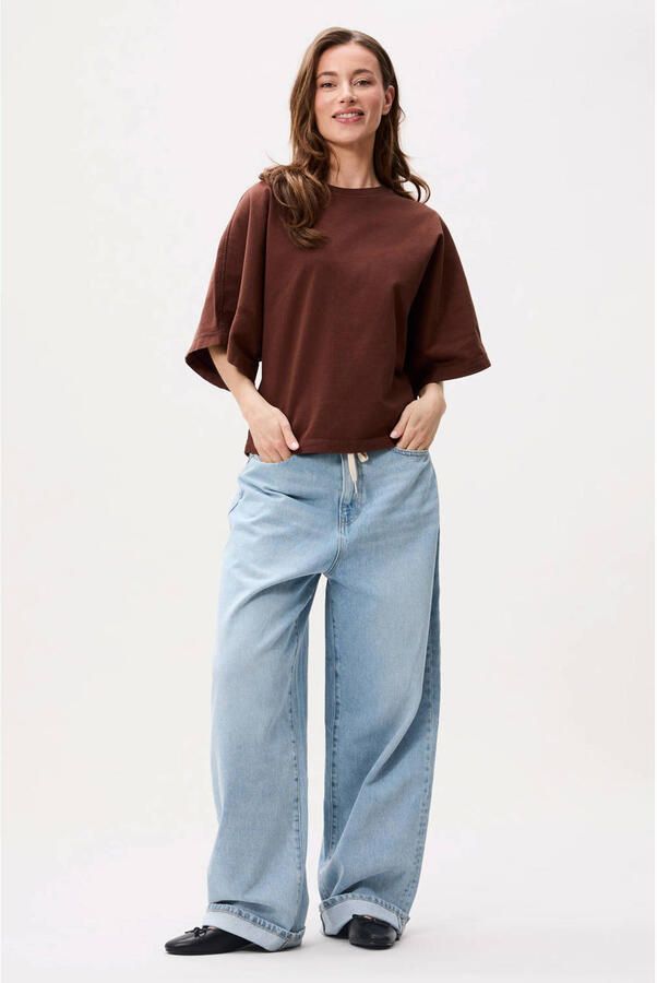 CATWALK JUNKIE Dames Tops & T-shirts Batsleeve Tshirt Bruin - Foto 7