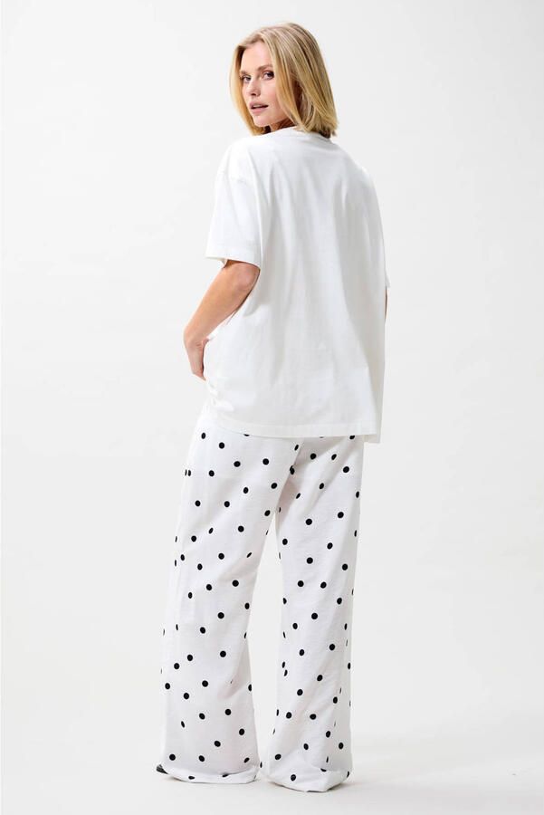 CATWALK JUNKIE Dames Tops & T-shirts Oversized Graphic T-shirt Gebroken Wit - Foto 6