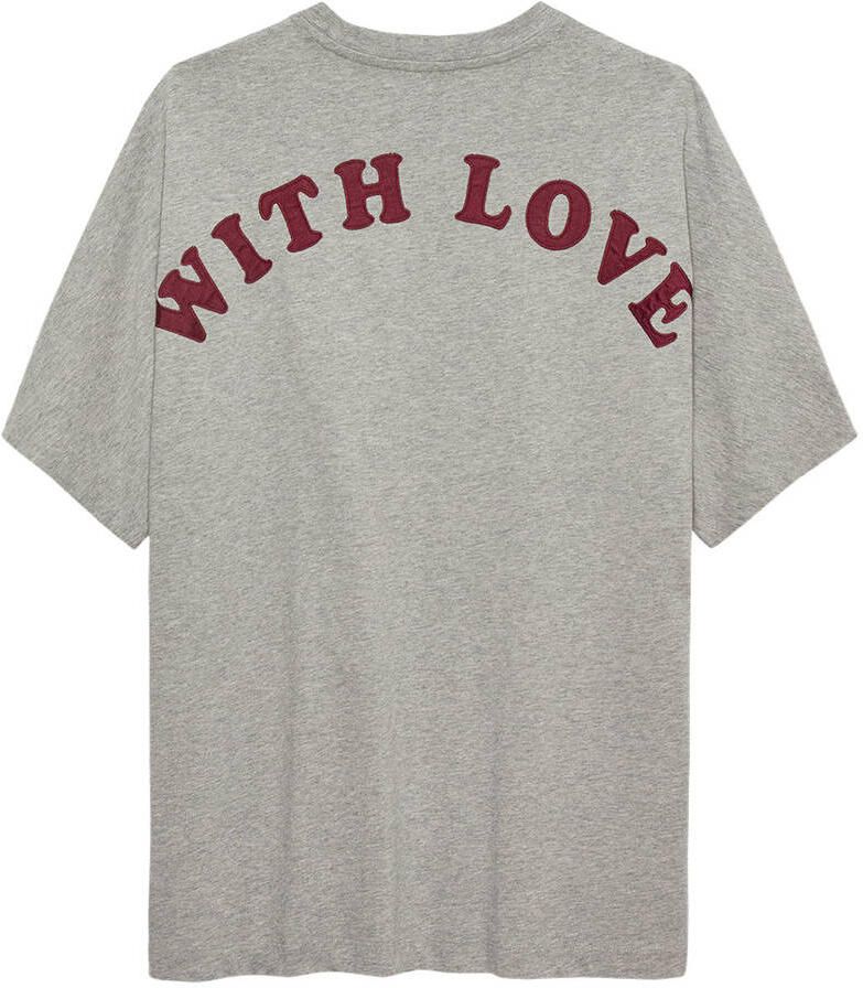 CATWALK JUNKIE Dames Tops & T-shirts Oversized Graphic Tshirt Grijs - Foto 5