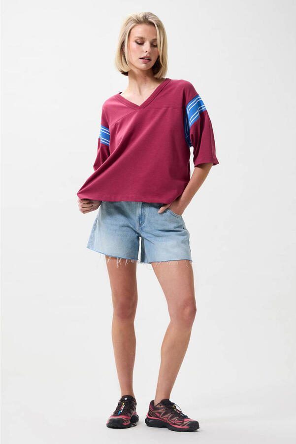 Catwalk Junkie T-shirt met backprint rood