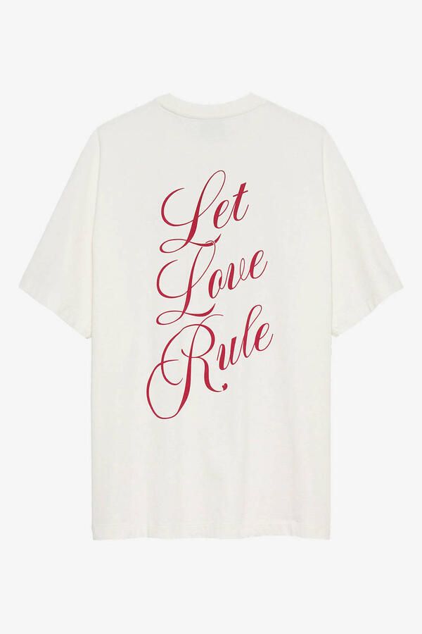 CATWALK JUNKIE Dames Tops & T-shirts Oversized Graphic Tshirt Ecru - Foto 7