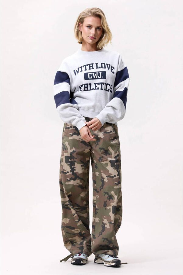 CATWALK JUNKIE Dames Truien & Vesten Sporty Graphic Sweater Grijs - Foto 6