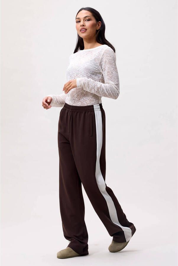 CATWALK JUNKIE Dames Broeken Tracksuit Trousers With Piping Bruin - Foto 4