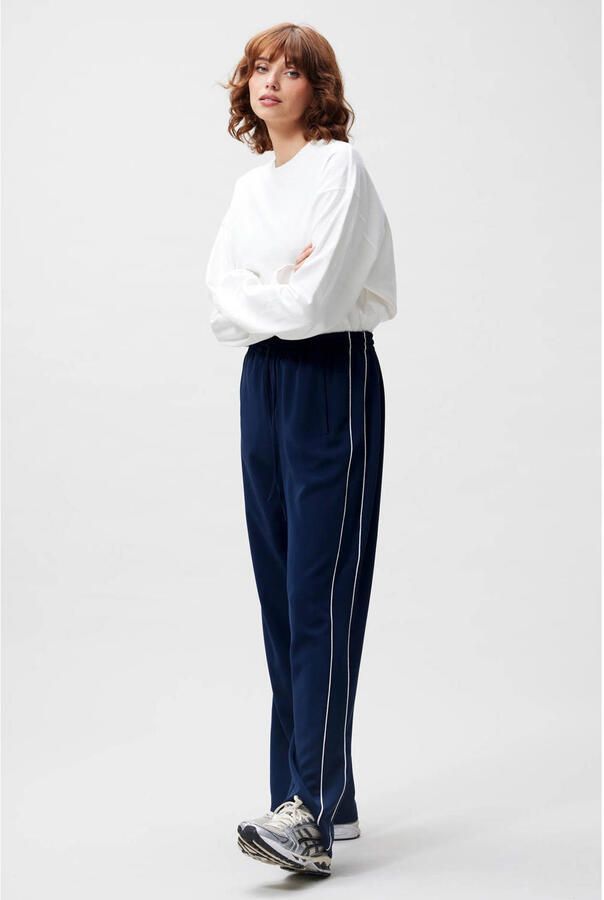 CATWALK JUNKIE Dames Broeken Tracksuit Trousers With Piping Donkerblauw - Foto 4