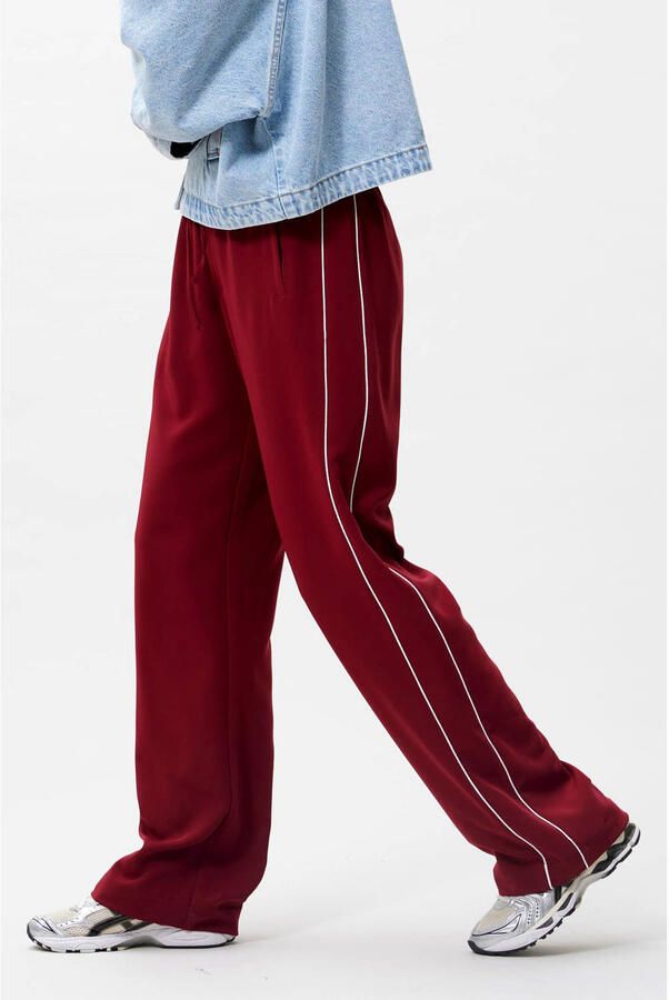 CATWALK JUNKIE Dames Broeken Tracksuit Trousers With Piping Rood - Foto 7