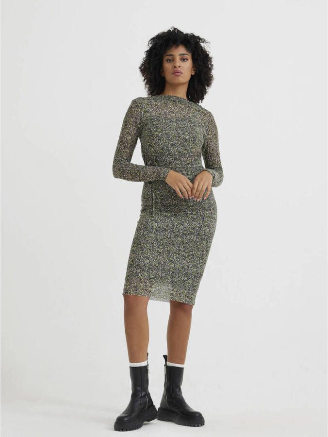 CATWALK JUNKIE Dames Jurken Dr Moss Flowers Mesh Mint