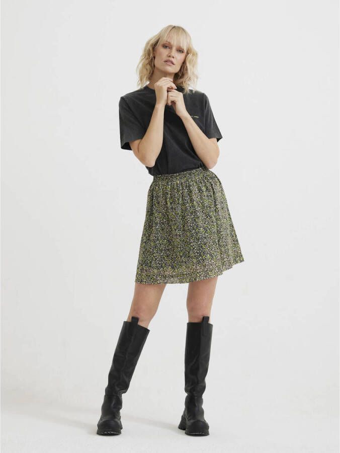 Catwalk Junkie Bloemen Rok Moss Flowers Groen Multicolor Dames