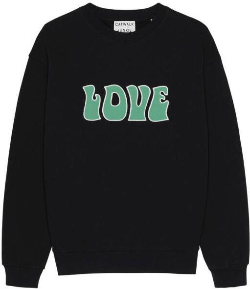 Catwalk Junkie sweater van biologisch katoen zwart