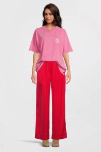 Catwalk Junkie x Yara Michels T-shirt SELF LOVE CLUB met printopdruk roze