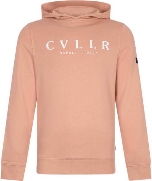 Cavallaro Napoli hoodie met logo old pink