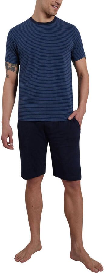 CECEBA bamboe shortama blauw