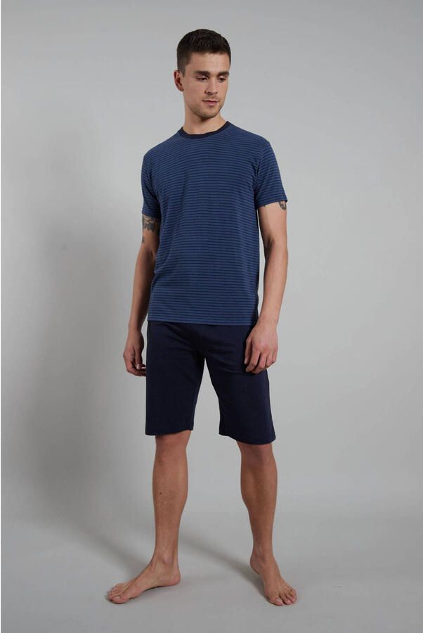 CECEBA bamboe shortama blauw - Foto 2