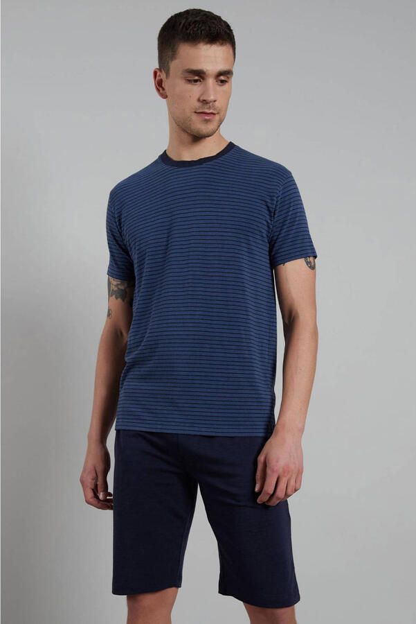 CECEBA bamboe shortama blauw - Foto 2