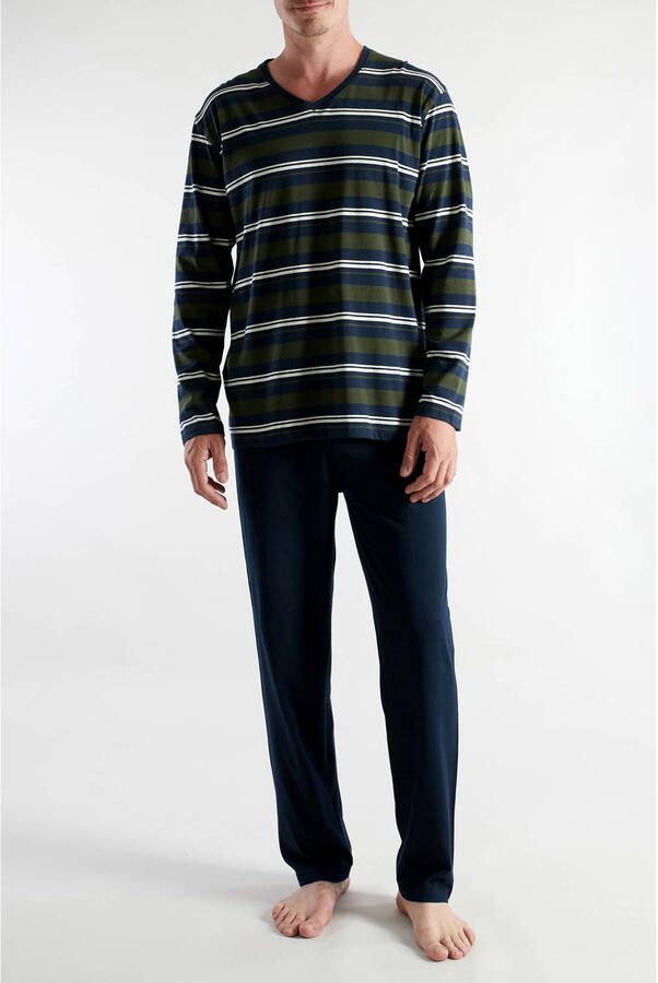 CECEBA pyjama Nevada donkerblauw groen - Foto 2