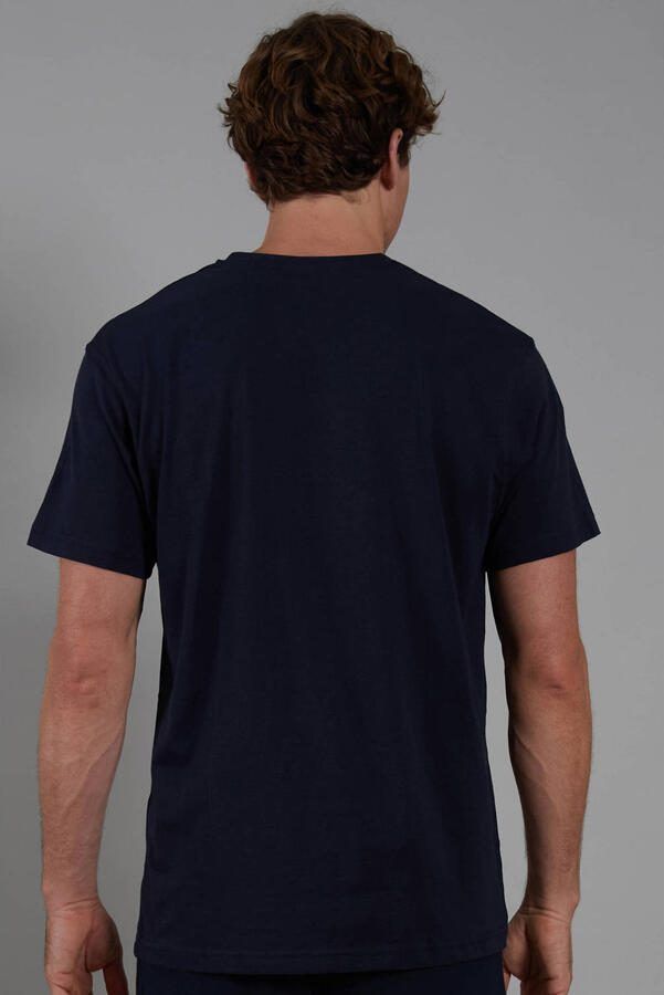 CECEBA +size pyjamatop donkerblauw - Foto 2