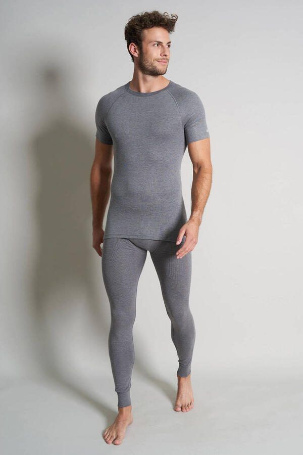CECEBA unisex thermoshirt grijs - Foto 3