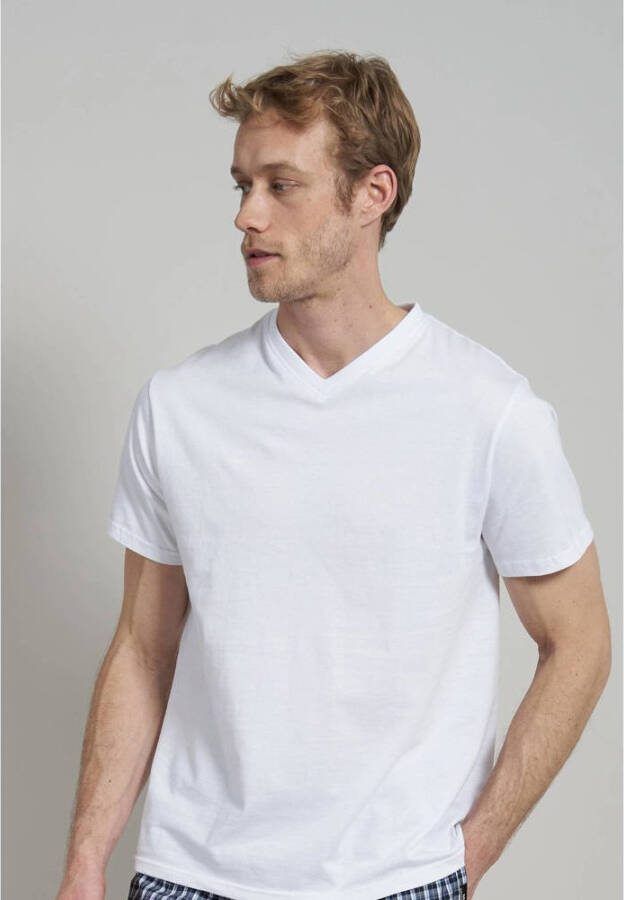 CECEBA +size ondershirt (set van 2) wit - Foto 2