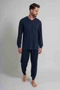 Ceceba +size pyjama blauw donkerblauw