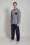 Ceceba +size pyjama grijs donkerblauw - Thumbnail 1