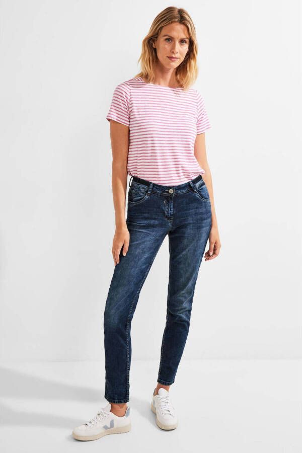 CECIL slim fit jeans Scarlett medium blue denim
