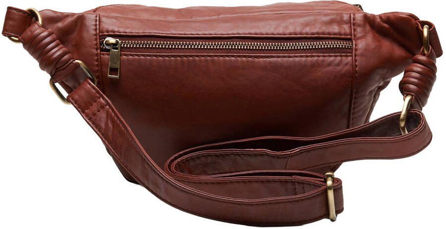 Chabo Bags leren crossbody tas Bristol roodbruin - Foto 2