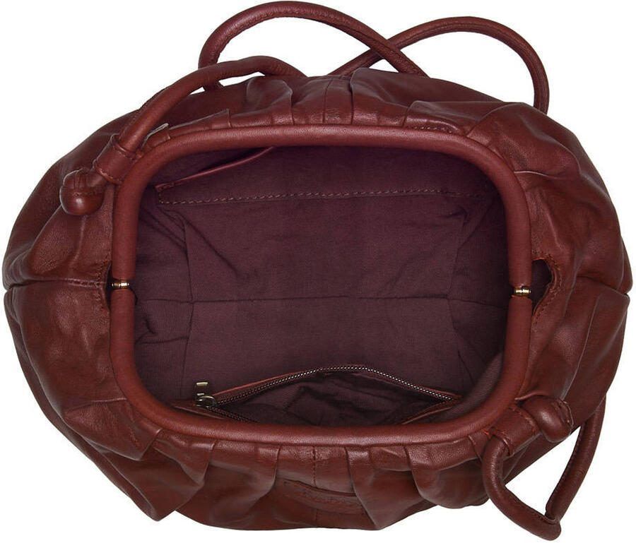 Chabo Bags leren crossbody tas Bristol roodbruin - Foto 2