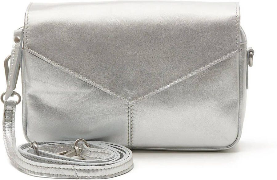 Chabo Bags leren crossbody tas Rio Romy goudkleurig