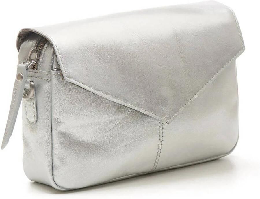 Chabo Bags leren crossbody tas Rio Romy goudkleurig - Foto 2
