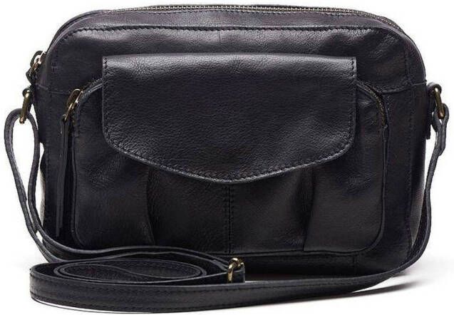 Chabo Bags leren crossbody tas Dali Daily zwart