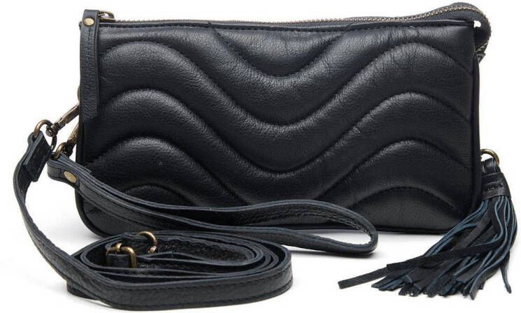 Chabo Bags leren crossbody tas Sorrento Billy zwart