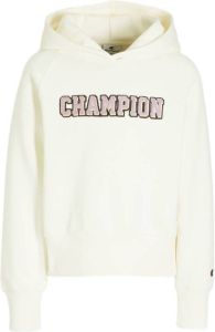 Champion hoodie met logo offwhite