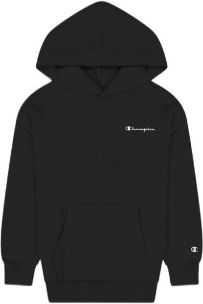 Champion hoodie met logo zwart Sweater Logo 146 152