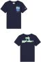 Champion T-shirt met backprint marine Blauw Jongens Katoen Ronde hals Backprint 146 152 - Thumbnail 1
