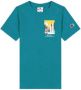 Champion T-shirt met backprint petrol Blauw Jongens Katoen Ronde hals Backprint 146 152 - Thumbnail 1