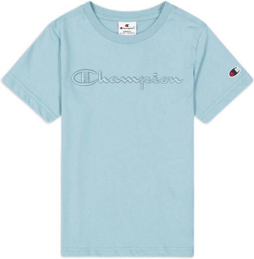 Champion T-shirt met logo blauw