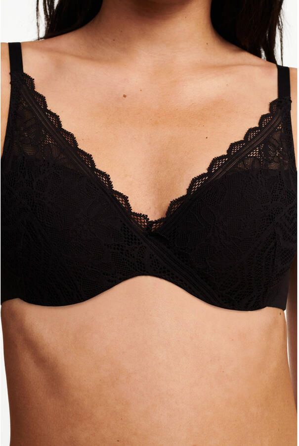 Chantelle EasyFeel voorgevormde beugelbh Floral Touch zwart - Foto 2