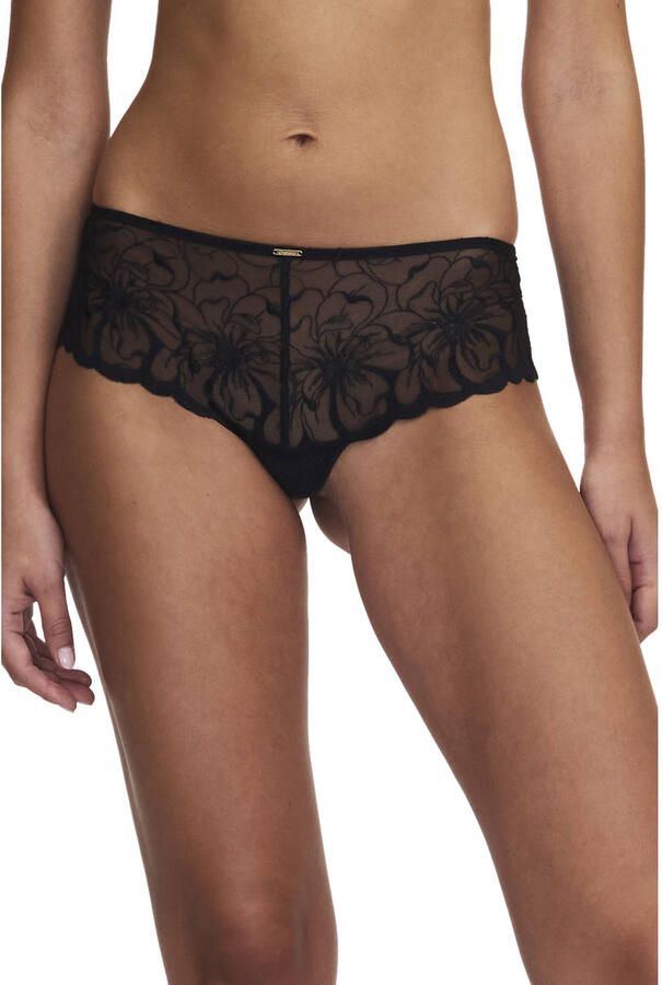 Chantelle hipster Fleurs zwart