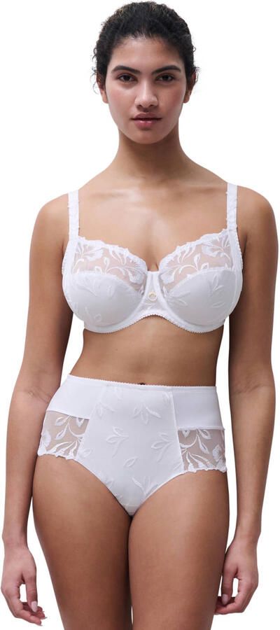 Chantelle Majestic niet-voorgevormde beugel-bh wit