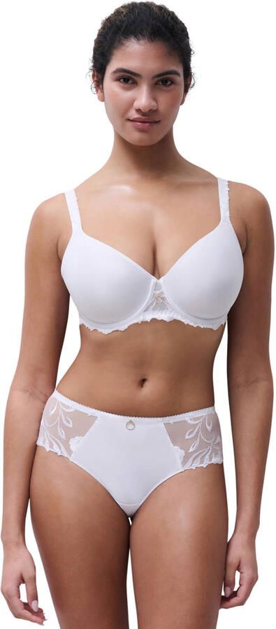 Chantelle Majestic voorgevormde T-shirt-bh wit