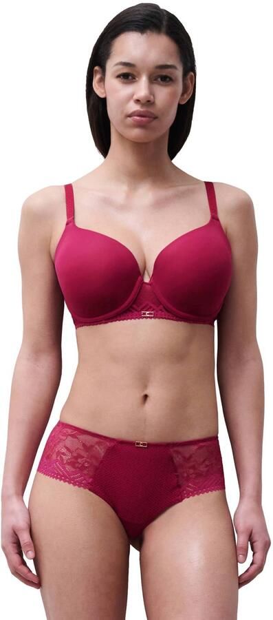 Chantelle Origins voorgevormde T-shirt-bh met beugel fuchsia - Foto 2