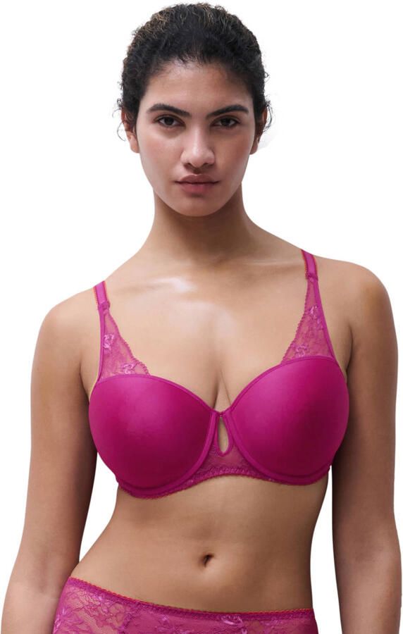 Chantelle Pulp Kiss voorgevormde plunge bh fuchsia