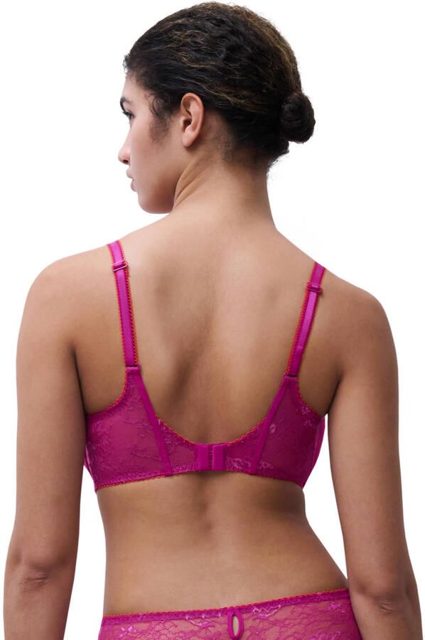 Chantelle Pulp Kiss voorgevormde plunge bh fuchsia - Foto 2