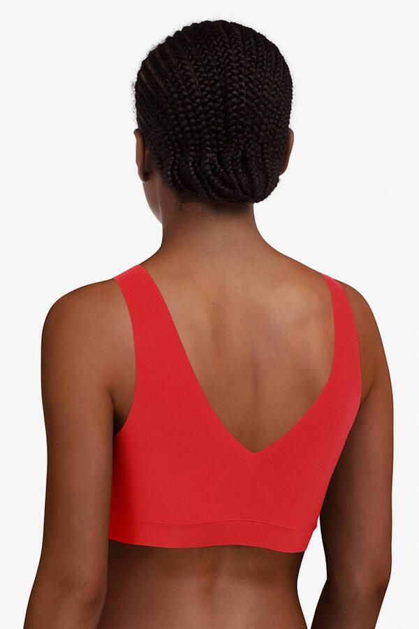Chantelle seamless voorgevormde bh top Soft Stretch rood - Foto 3