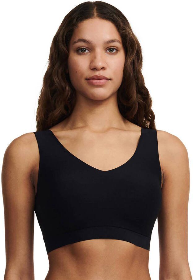 Chantelle seamless voorgevormde bh top Soft Stretch zwart - Foto 2