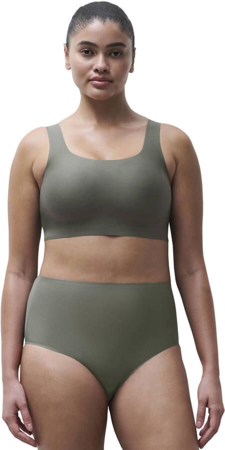 Chantelle Soft Stretch seamless one size maxislip grijsgroen