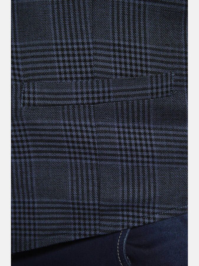 Charles Colby geruit gilet DUKE NIVEN Plus Size - Foto 1