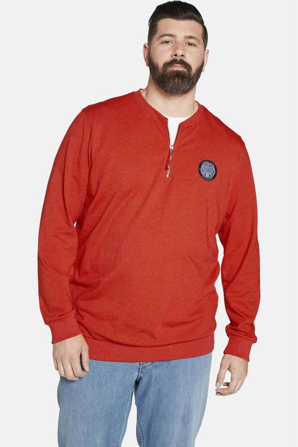 Charles Colby sweater EARL REUBEN Plus Size oranje - Foto 2